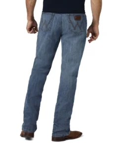 'Wrangler' Men's 20X Competition Slim Fit Straight Leg - Overcast