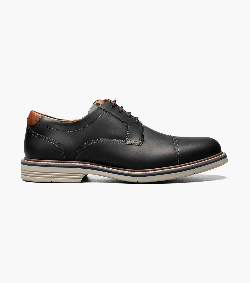 'Florsheim' Men's Norwalk Cap Toe Oxford - Black 4 'Florsheim' Men's Norwalk Cap Toe Oxford - Black