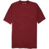 Falcon Bay Sportswear 'Falcon Bay' Men's Short Sleeve Pocket Tee - Wine