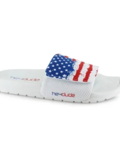 'Hey Dude' Men's Phoenix Sox Slide Sandal - Flag