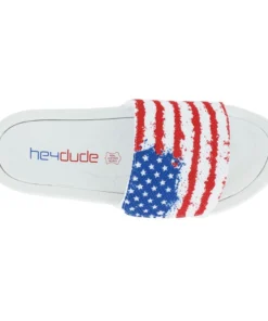 'Hey Dude' Men's Phoenix Sox Slide Sandal - Flag