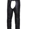 Unik International Men 'Unik' Unisex Cowhide Premium Jean Pocket Chap - Black