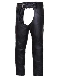 Unik International Men 'Unik' Unisex Cowhide Premium Jean Pocket Chap - Black