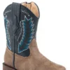 Kids 'Roper' Toddlers' Billy Western Square Toe - Brown / Navy
