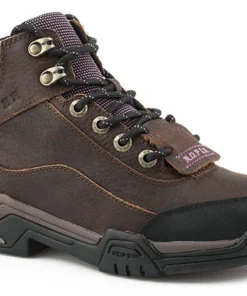 'Roper' Women's 6" Horseshoe II Leather Kiltie - Brown