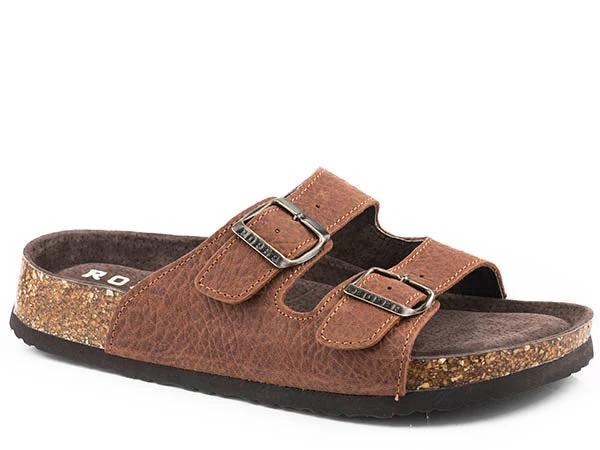 'Roper' Women's Delilah Sandal - Tan Tumbled 3 'Roper' Women's Delilah Sandal - Tan Tumbled