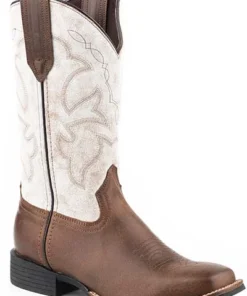 'Roper' Women's Monterey Square Toe - Tan / White