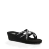'Teva' Women's Mush Mandlyn Wedge Sandal - Black / White Floral