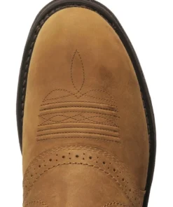 'Ariat' Men's 10" Workhog WP Soft Toe - Tan / Green