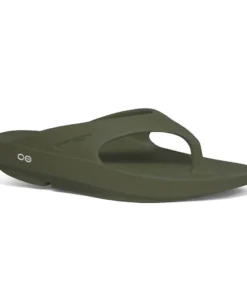 'OOFOS' Unisex OOriginal Thong - Forest Green Men