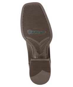 'Ariat' Men's Sport Rider Square Toe - Chocolate Brown / Black