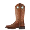 Women 'Ariat' Men's 13" Round Up Ryder Western Square Toe- Brown