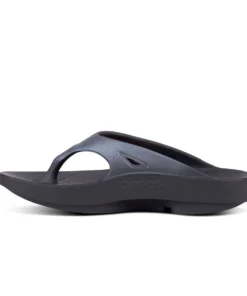 Shoes & Boots 'OOFOS' Men's OOriginal Sport Thong - Black / Graphite