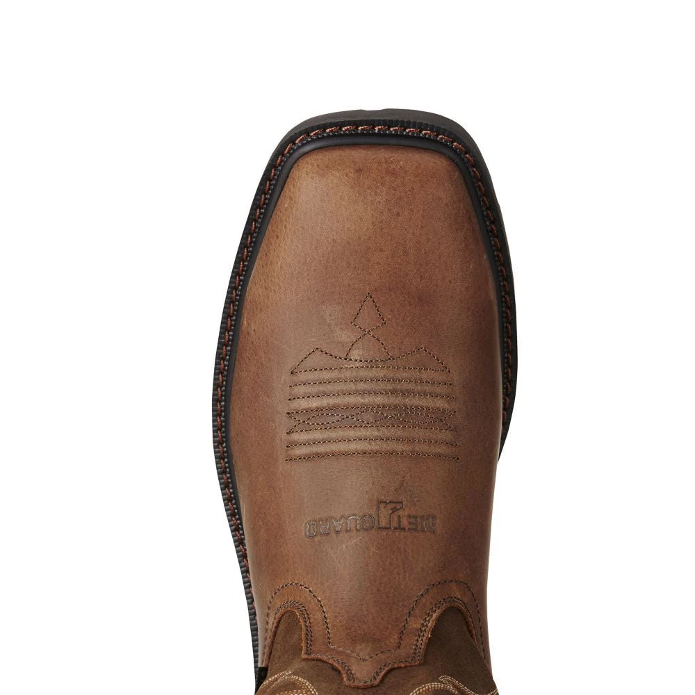 'Ariat' Men's 10" Groundbreaker Int. Met Guard EH Steel Toe - Brown 4 'Ariat' Men's 10" Groundbreaker Int. Met Guard EH Steel Toe - Brown