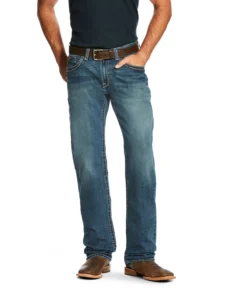 Ariat M3 Loose Gulch Straight Leg - Medium Wash Denim Men
