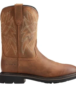'Ariat' Men's 10" Everett Western Work Soft Toe - Brown