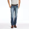 'Ariat' Men's Rebar M3 Loose DuraStretch Straight Leg - Blue Haze