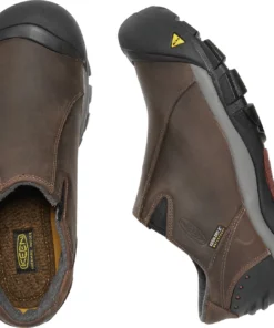 Keen Outdoor 'Keen' Men's Brixen Low 200GR WP Slip On - Slate Black / Madder Brown