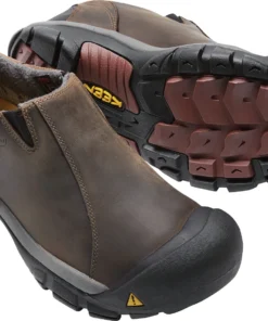 Keen Outdoor 'Keen' Men's Brixen Low 200GR WP Slip On - Slate Black / Madder Brown