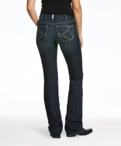 'Ariat' Women's REAL Mid Rise Mira Boot Cut - Deep Sea