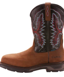 'Ariat' Workhog XT WP Carbon Toe - Oily Distressed Brown / Black Men