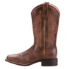 Women 'Ariat' Men's 11" Round Up Rio Western Square Toe - Naturally Distressed Brown