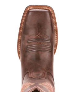 Women 'Ariat' Men's 11" Round Up Rio Western Square Toe - Naturally Distressed Brown 10 Women 'Ariat' Men's 11