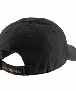'Carhartt' Men's Adjustable Canvas Cap - Black