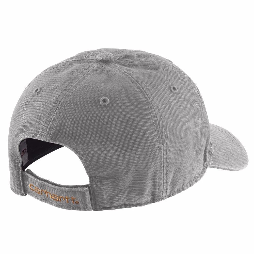'Carhartt' Men's Adjustable Canvas Cap - Asphalt 4 'Carhartt' Men's Adjustable Canvas Cap - Asphalt