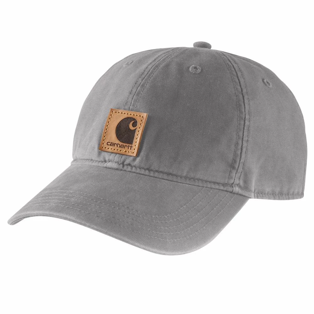 'Carhartt' Men's Adjustable Canvas Cap - Asphalt 3 'Carhartt' Men's Adjustable Canvas Cap - Asphalt