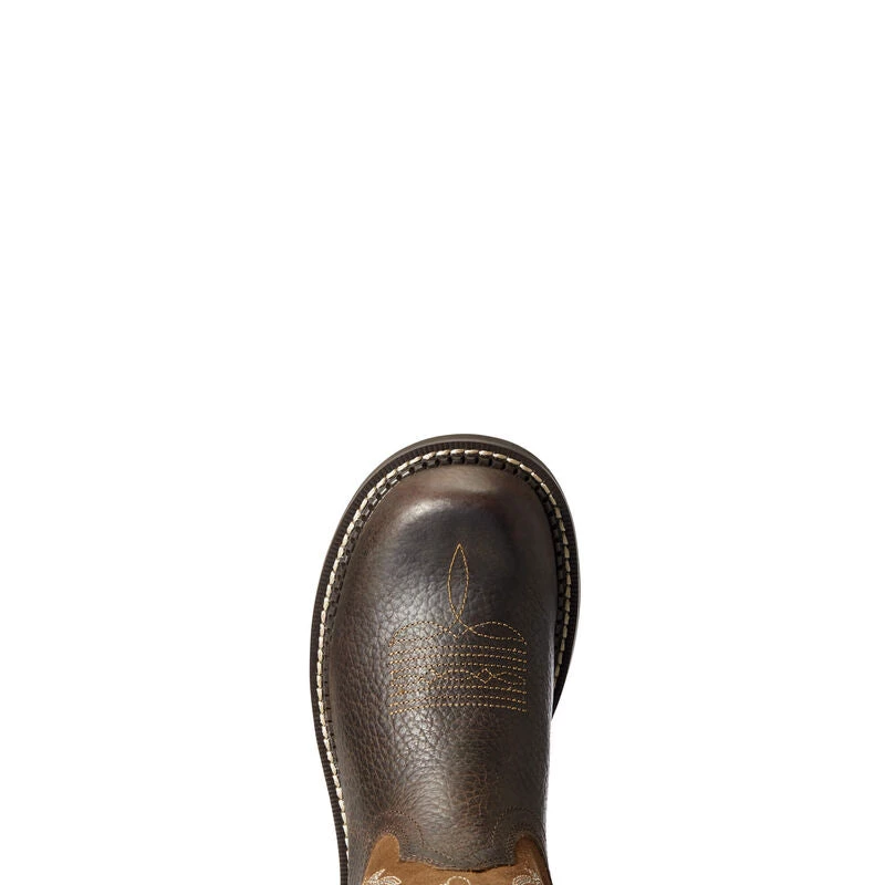 'Ariat' Women's 8" Fatbaby Feather II Western Round Toe - Dark Cottage 4 'Ariat' Women's 8" Fatbaby Feather II Western Round Toe - Dark Cottage