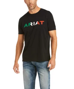 'Ariat' Men's Viva Mexico T-shirt - Black