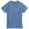 'Carhartt' Men's Midweight Force® Cotton Pocket T-Shirt - Coastal