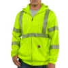 'Carhartt' Men's Hi Vis Class 3 Sweatshirt - Brite Lime 1 'Carhartt' Men's Hi Vis Class 3 Sweatshirt - Brite Lime