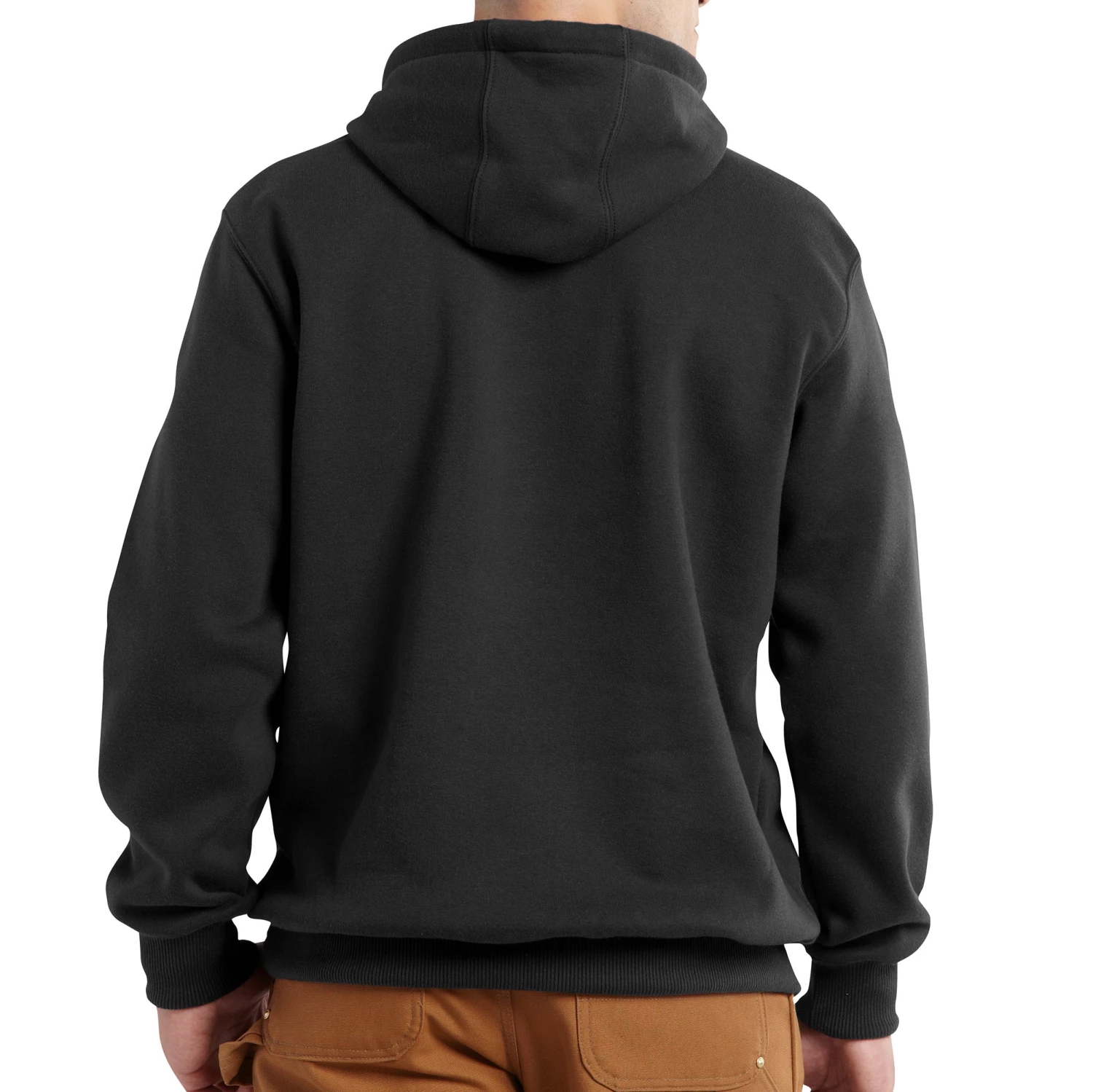 'Carhartt' Men's Rain Defender Paxton Heavyweight Hoodie - Black 4 'Carhartt' Men's Rain Defender Paxton Heavyweight Hoodie - Black