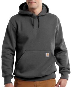 'Carhartt' Men's Rain Defender Paxton Heavyweight Hoodie - Carbon Heather
