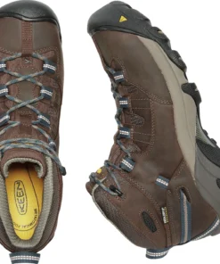 'Keen Utility' Men's Detroit Mid Steel Toe WP Hiker - Cascade Brown