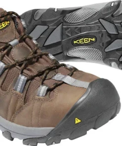 'Keen Utility' Men's Detroit Low ESD Steel Toe - Brown / Grey 15 'Keen Utility' Men's Detroit Low ESD Steel Toe - Brown / Grey