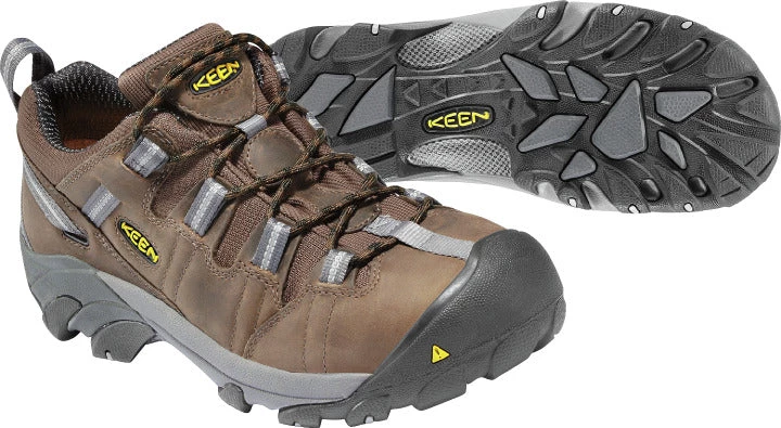 'Keen Utility' Men's Detroit Low ESD Steel Toe - Brown / Grey 7 'Keen Utility' Men's Detroit Low ESD Steel Toe - Brown / Grey