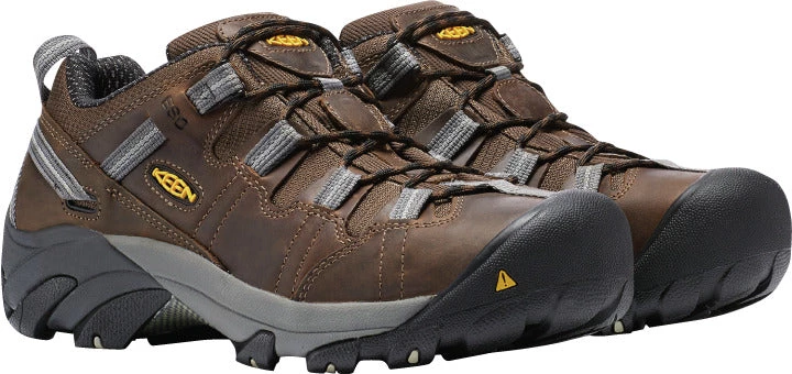 'Keen Utility' Men's Detroit Low ESD Steel Toe - Brown / Grey 11 'Keen Utility' Men's Detroit Low ESD Steel Toe - Brown / Grey
