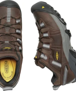 'Keen Utility' Men's Detroit Low ESD Steel Toe - Brown / Grey 14 'Keen Utility' Men's Detroit Low ESD Steel Toe - Brown / Grey