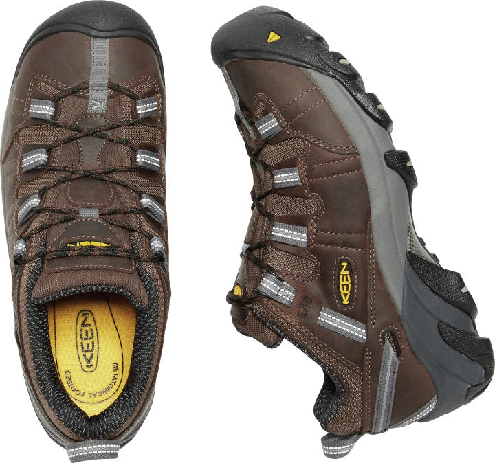 'Keen Utility' Men's Detroit Low ESD Steel Toe - Brown / Grey 6 'Keen Utility' Men's Detroit Low ESD Steel Toe - Brown / Grey