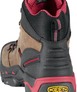 'Keen Utility' Men's 6" Pittsburgh WP Steel Toe - Bison Brown / Red / Black 13 'Keen Utility' Men's 6