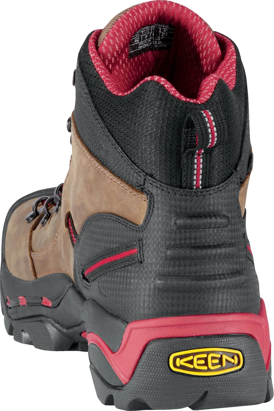 'Keen Utility' Men's 6" Pittsburgh WP Steel Toe - Bison Brown / Red / Black 6 'Keen Utility' Men's 6" Pittsburgh WP Steel Toe - Bison Brown / Red / Black