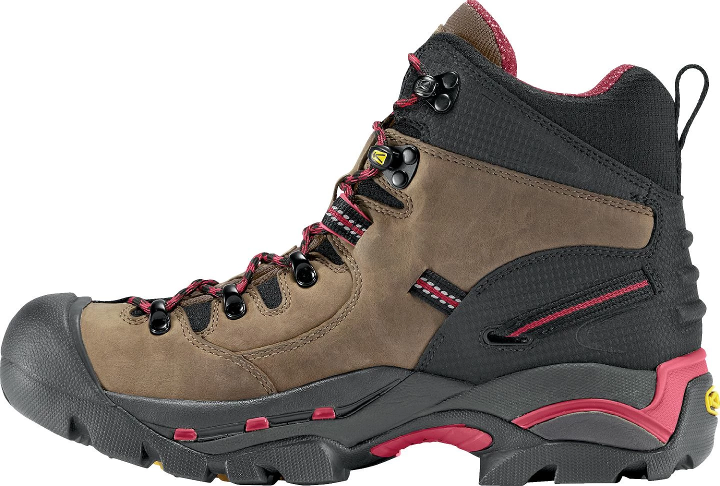 'Keen Utility' Men's 6" Pittsburgh WP Steel Toe - Bison Brown / Red / Black 5 'Keen Utility' Men's 6" Pittsburgh WP Steel Toe - Bison Brown / Red / Black
