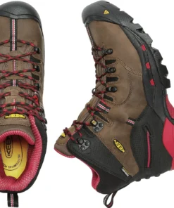 'Keen Utility' Men's 6" Pittsburgh WP Steel Toe - Bison Brown / Red / Black 14 'Keen Utility' Men's 6