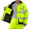 'Carhartt' Men's Hi Vis Class 3 WP Sherwood Jacket - Brite Lime