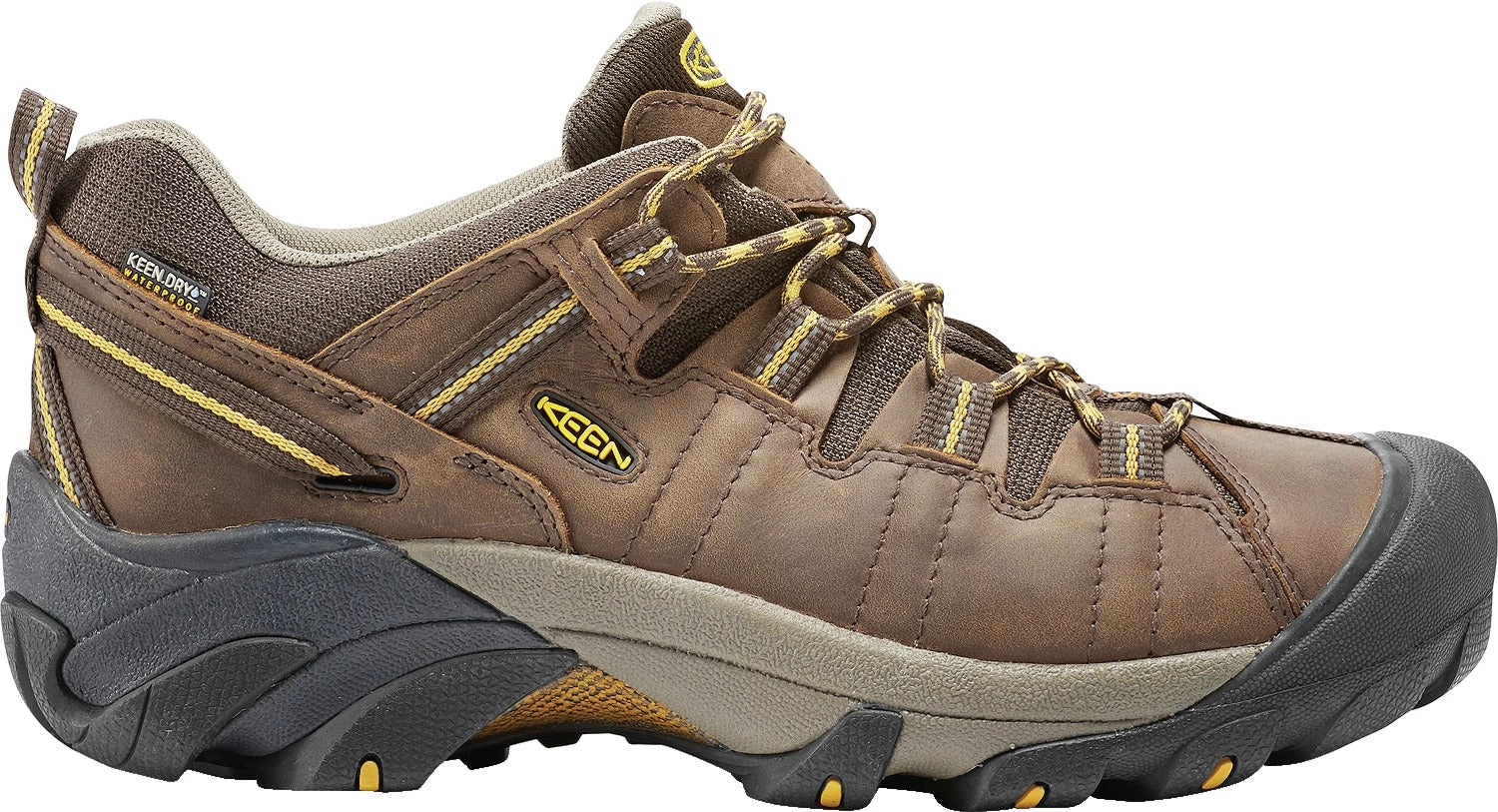Keen Outdoor 'Keen' Men's Targhee II WP Hiker - Cascade Brown / Golden Yellow 3 Keen Outdoor 'Keen' Men's Targhee II WP Hiker - Cascade Brown / Golden Yellow