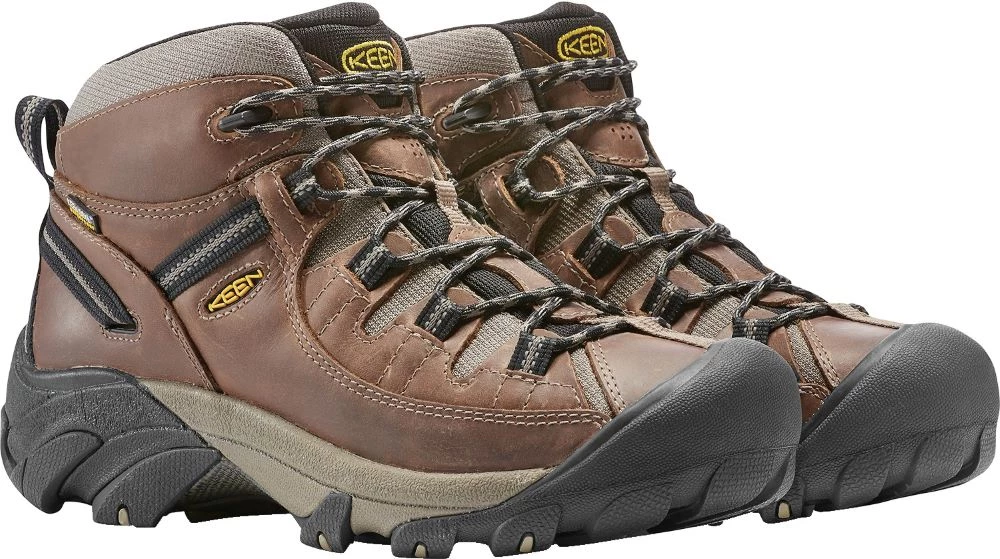 Keen Outdoor 'Keen' Men's Targhee II WP Mid Hiker - Shitake / Brindle 8 Keen Outdoor 'Keen' Men's Targhee II WP Mid Hiker - Shitake / Brindle