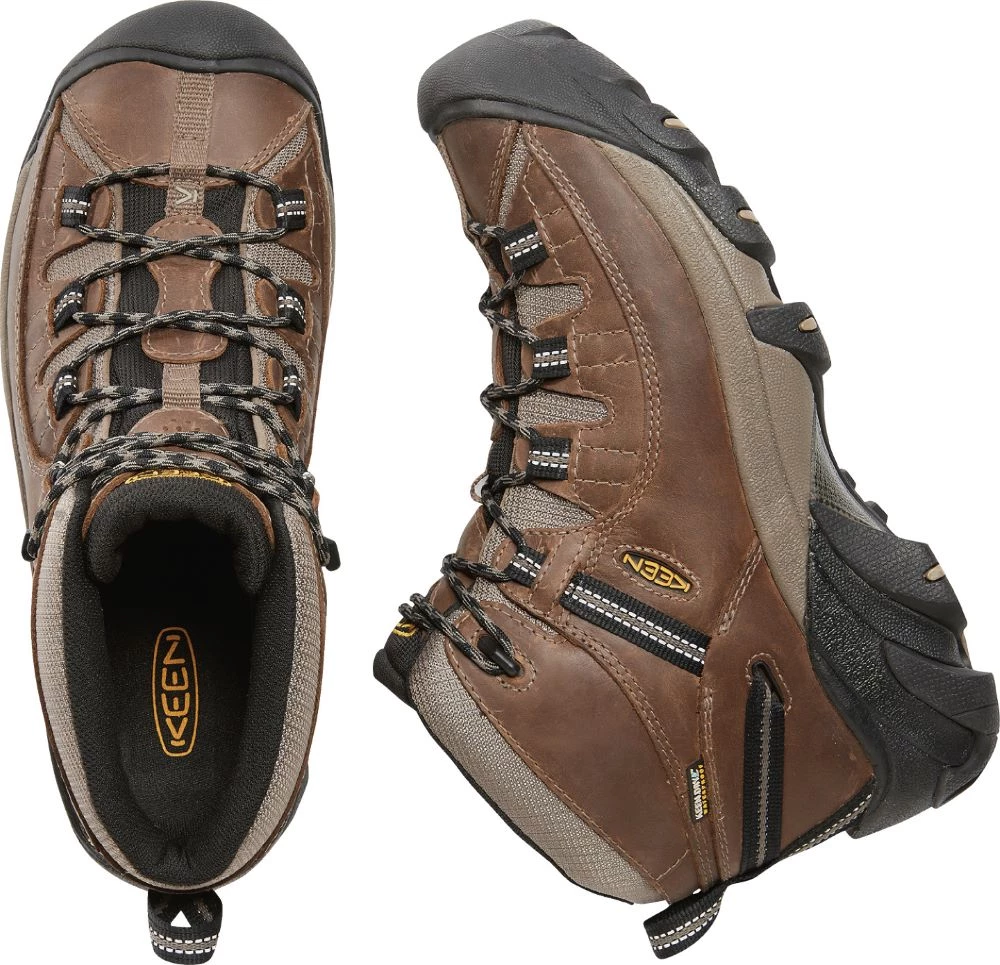 Keen Outdoor 'Keen' Men's Targhee II WP Mid Hiker - Shitake / Brindle 7 Keen Outdoor 'Keen' Men's Targhee II WP Mid Hiker - Shitake / Brindle
